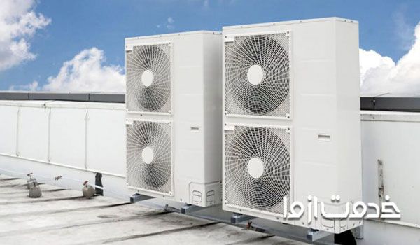 نصب یونیت خارجی کولر گازی اسپلیت