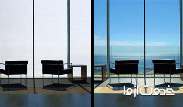 کاربرد شیشه مات شونده در پنجره