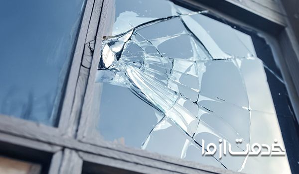مراحل تعوی شیشه شکسته