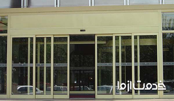 نصب درب شیشه ای کشویی اتوماتیک و تلسکوپی