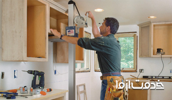 نصب دودکش هود در آشپزخانه