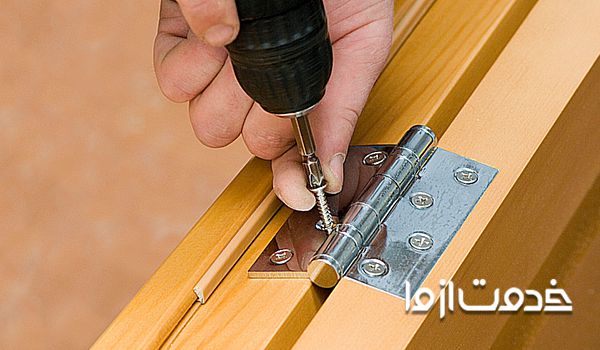 تعمیر درب چوبی اتاق خواب