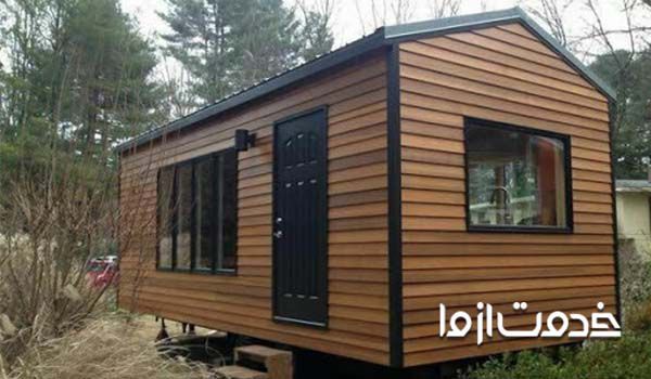 طراحی کانکس چوب برای ویلا