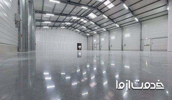 کفسازی سوله های صنعتی با کفپوش پلی یورتان