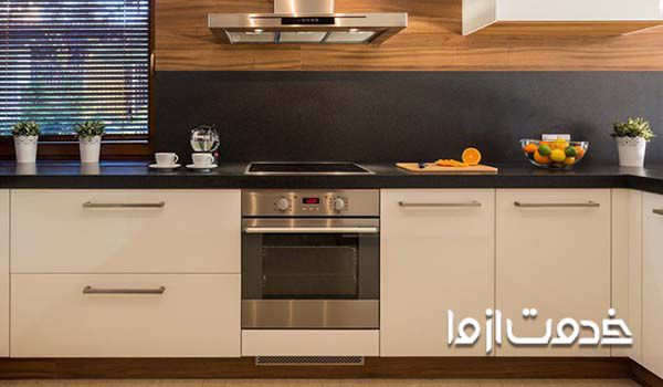 مراحل نصب گاز رومیزی و فر توکار