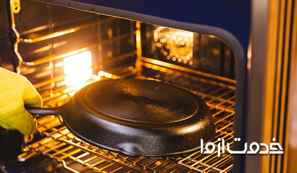 آسان‌ترین روش تمیز کردن ظروف چدنی