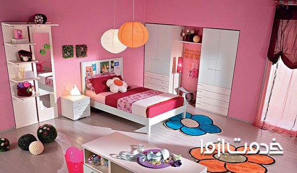 رنگ اتاق کودک دختر