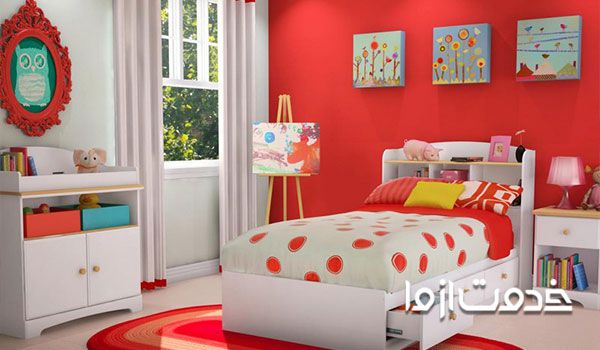 رنگ اتاق کودک دختر