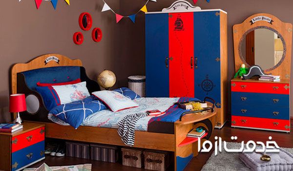 بهترین رنگ اتاق خواب کودک پسرانه