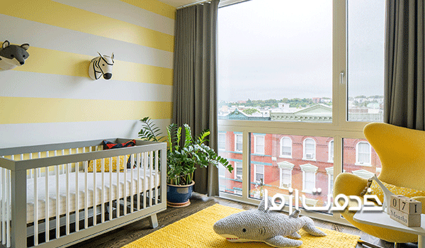 رنگ آمیزی اتاق کودک پسرانه