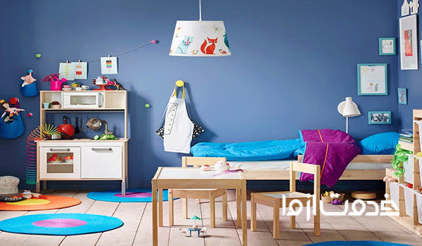 رنگ آمیزی اتاق کودک دختر