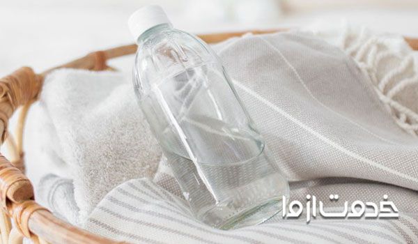 سرکه برای از بین بردن لکه های عرق