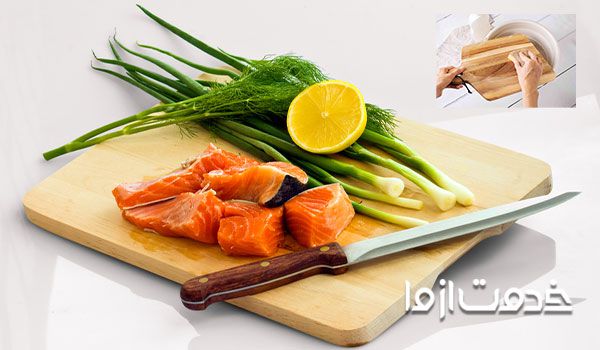 محلول سنتی ضد عفونی کننده تخته گوشت