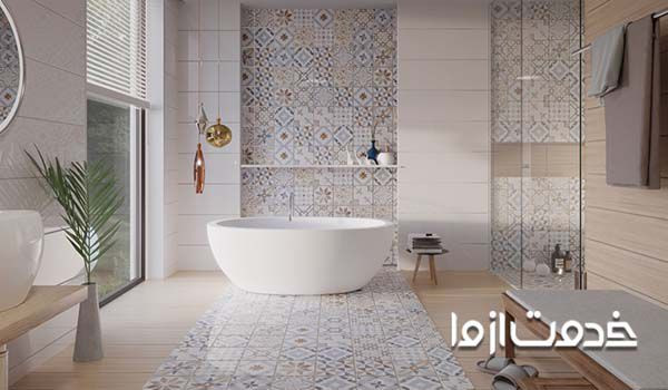 کاشی کاری سرویس بهداشتی و کاشی کاری حمام