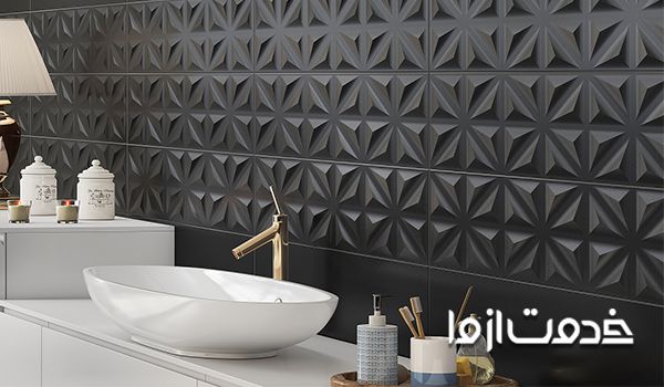 کاشی حمام و کاشی کاری دستشویی