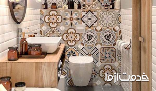 طرح کاشی حمام و طرح کاشی کازی سرویس بهداشتی