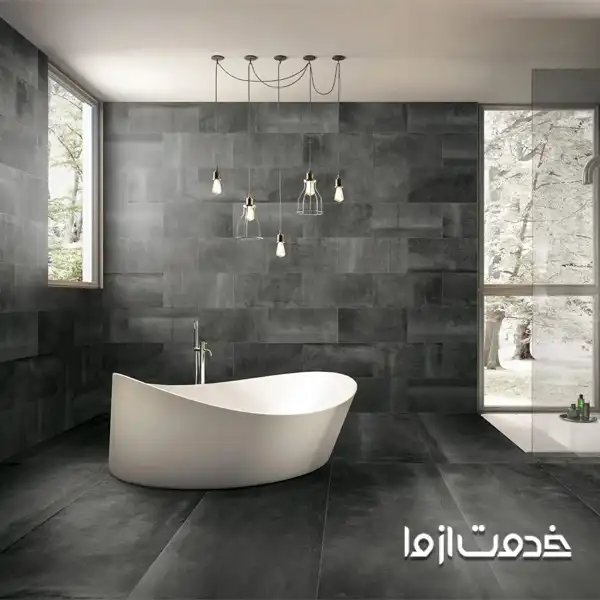 کاشی‌های بافت‌دار با الگوهای برجسته و سه‌بعدی