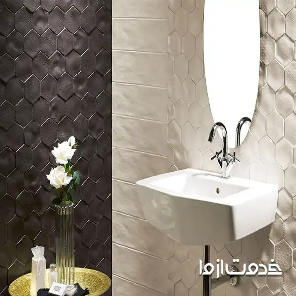 کاشی‌های با الگوهای نامتقارن از طرح های جدید کاشی