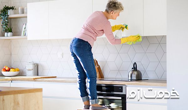 ساده‌ترین شیوه تمیز کردن آشپزخانه