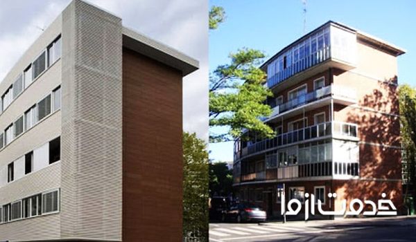 بازسازی نمای ساختمان