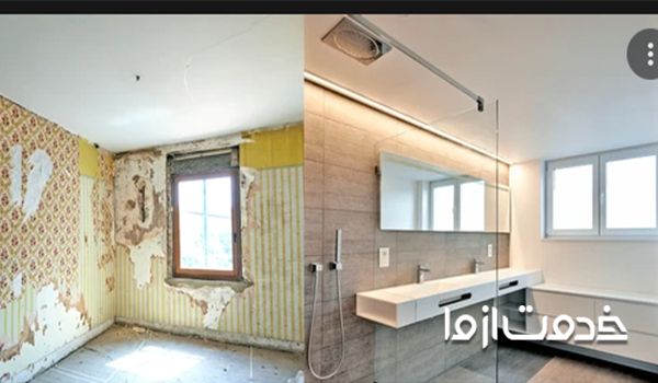 مراحل بازسازی آپارتمان