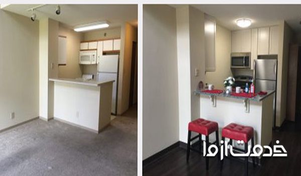 بازسازی آشپزخانه در آپارتمان ها
