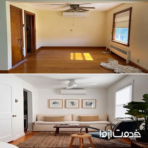 فرایند بازسازی آپارتمان