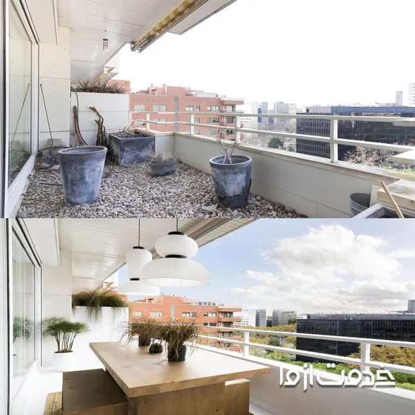 بازسازی بالکن آپارتمان