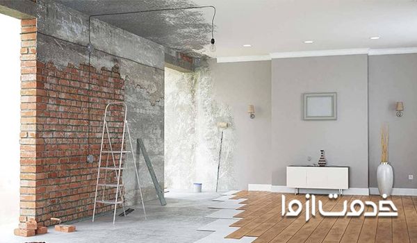 مراحل بازسازی ساختمان