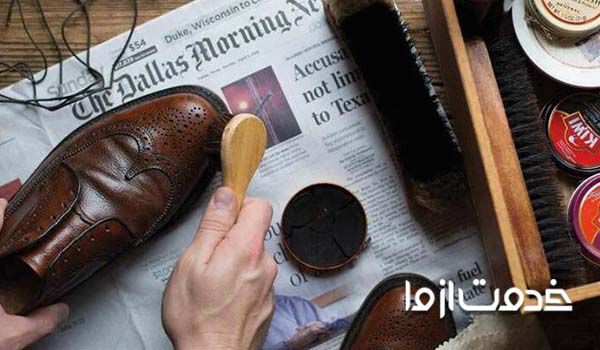 تمیز کردن کفش
