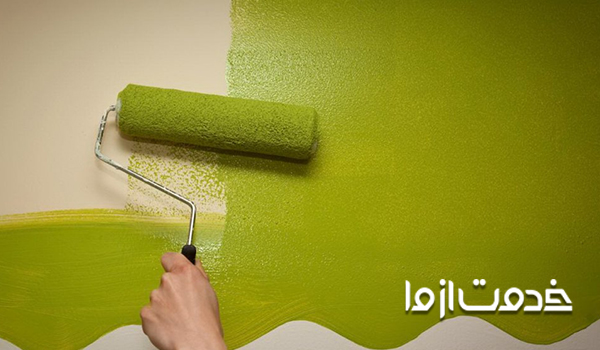 مقایسه رنگ و کاغذ دیواری