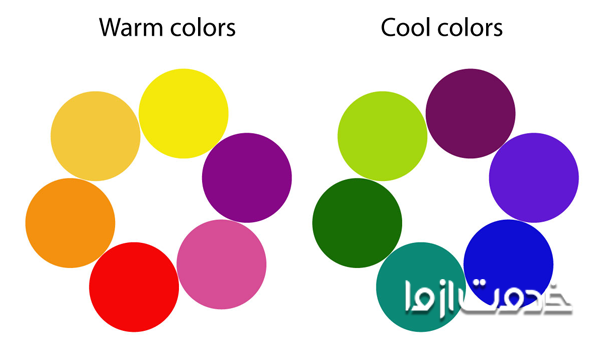 رنگ‌های سرد و گرم برای ترکیب رنگ ساختمان