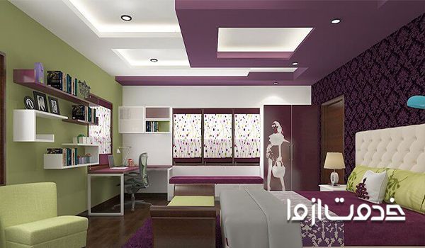 طریقه رنگ زدن کناف