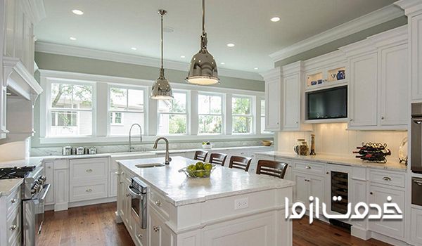 نکات مهم استفاده از کابینت سفید آشپزخانه