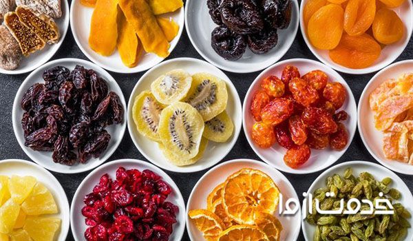 خشک کردن میوه