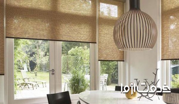 انواع پرده آشپزخانه شید