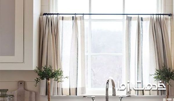 انواع پرده آشپزخانه