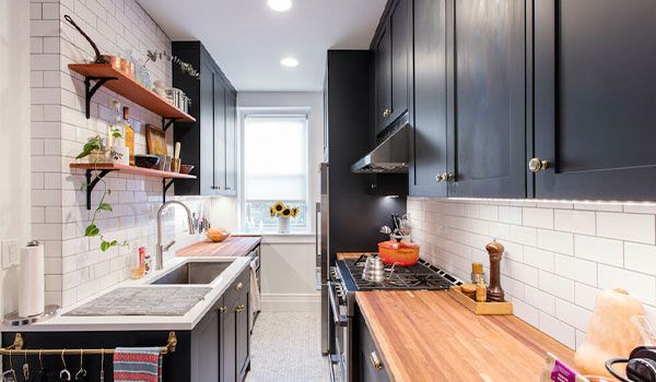 آشپزخانه قشنگ راهرویی یا گالی 