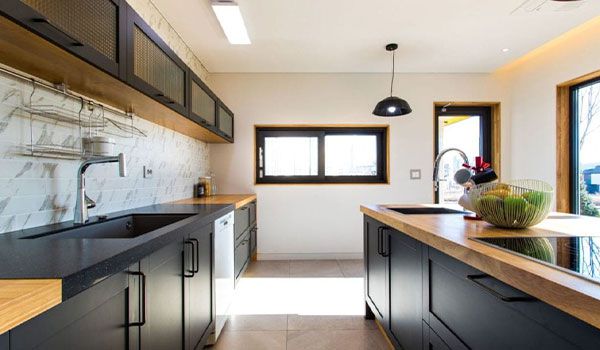 زیباسازی آشپزخانه راهرویی