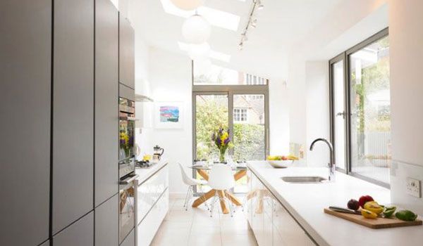 آشپزخانه راهرویی یک ردیفه