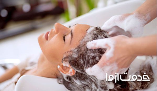 شستن مو بعد از رنگ كردن