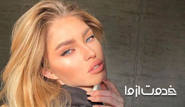 رنگ ابرو مناسب برای موهای بلوند