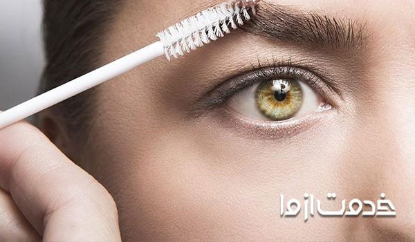 آموزش رنگ ابرو در خانه 