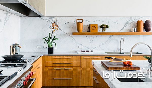 کابینت در چیدمان آشپزخانه