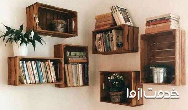 ساخت کتابخانه با جعبه 