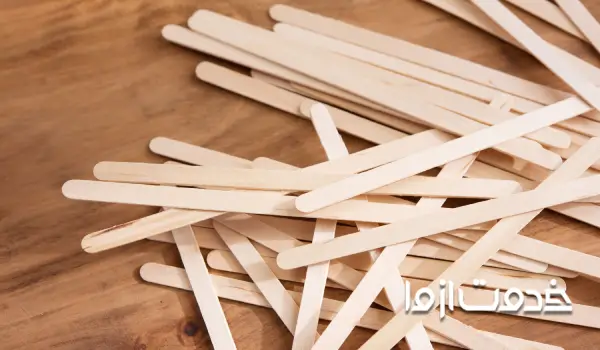 ساخت کتابخانه با چوب بستنی