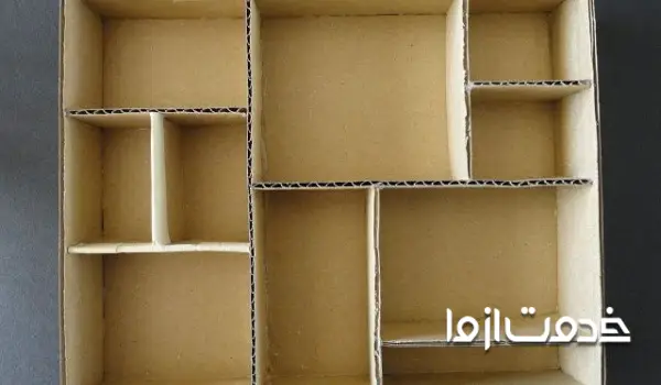 ساخت کتابخانه با کارتن کفش