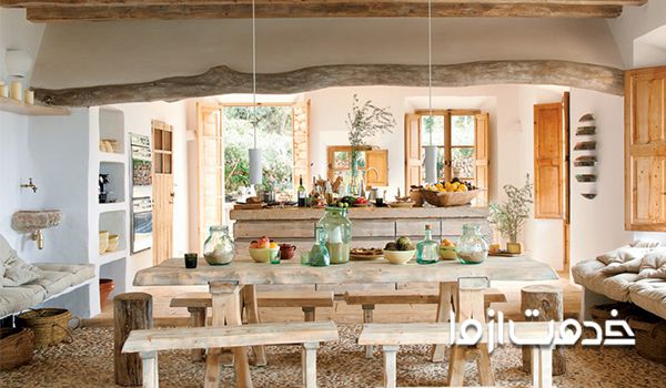 دکوراسیون روستیک همراه با عکس