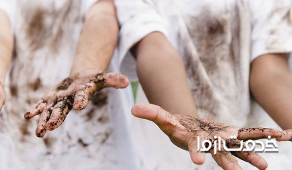 پاک کردن لکه روغن از لباس