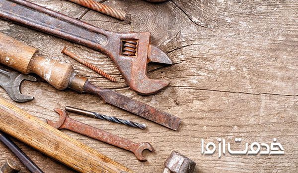 از بین بردن زنگ زدگی فلزات